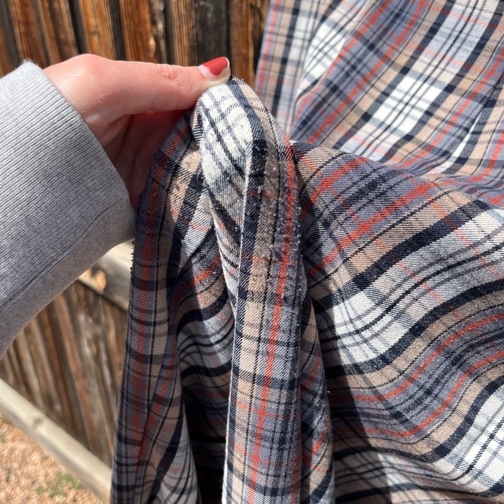 Apt. 9 • Plaid Trousers with Red and Gray Accents - Picture 7 of 7